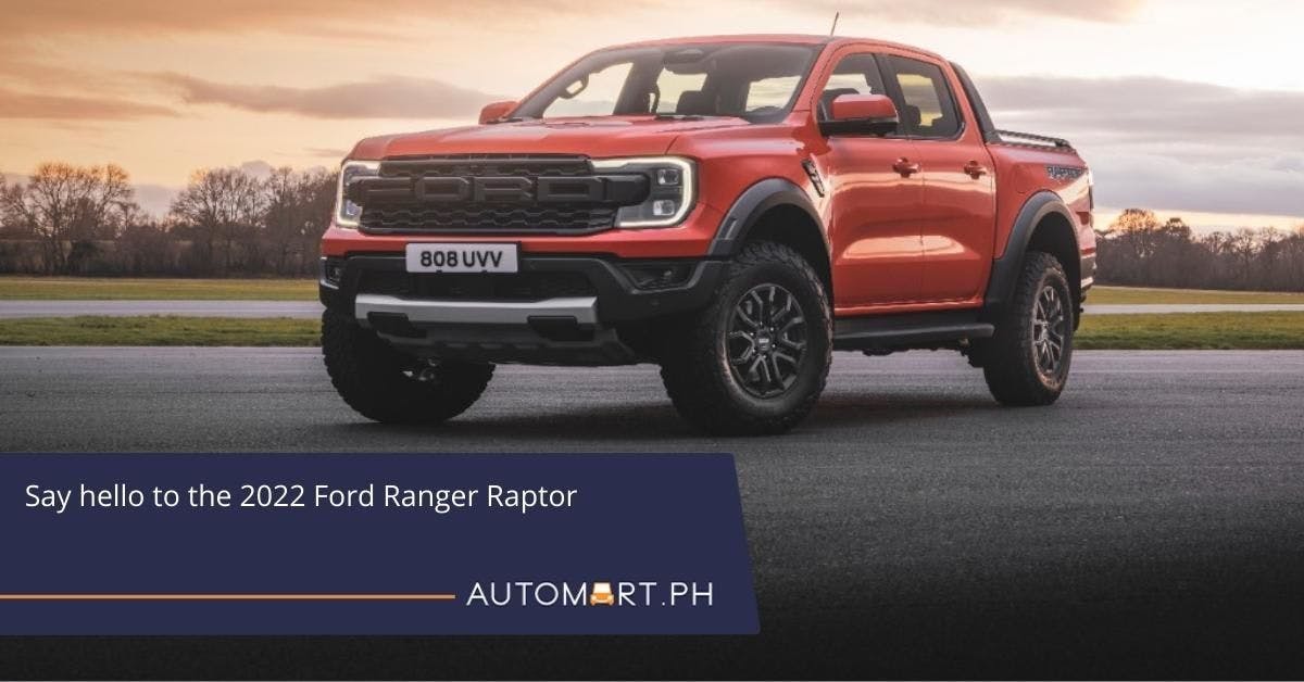 Say hello to the 2022 Ford Ranger Raptor