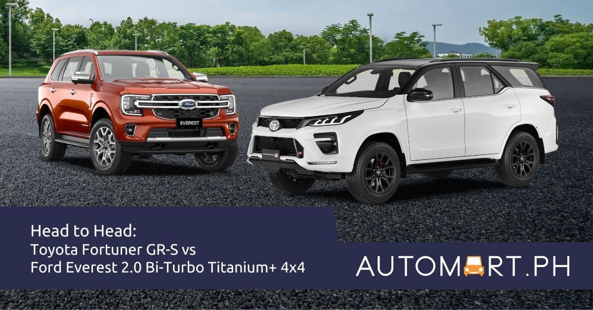 Head to Head: Toyota Fortuner GR-S vs Ford Everest 2.0 Bi-Turbo Titanium+ 4x4