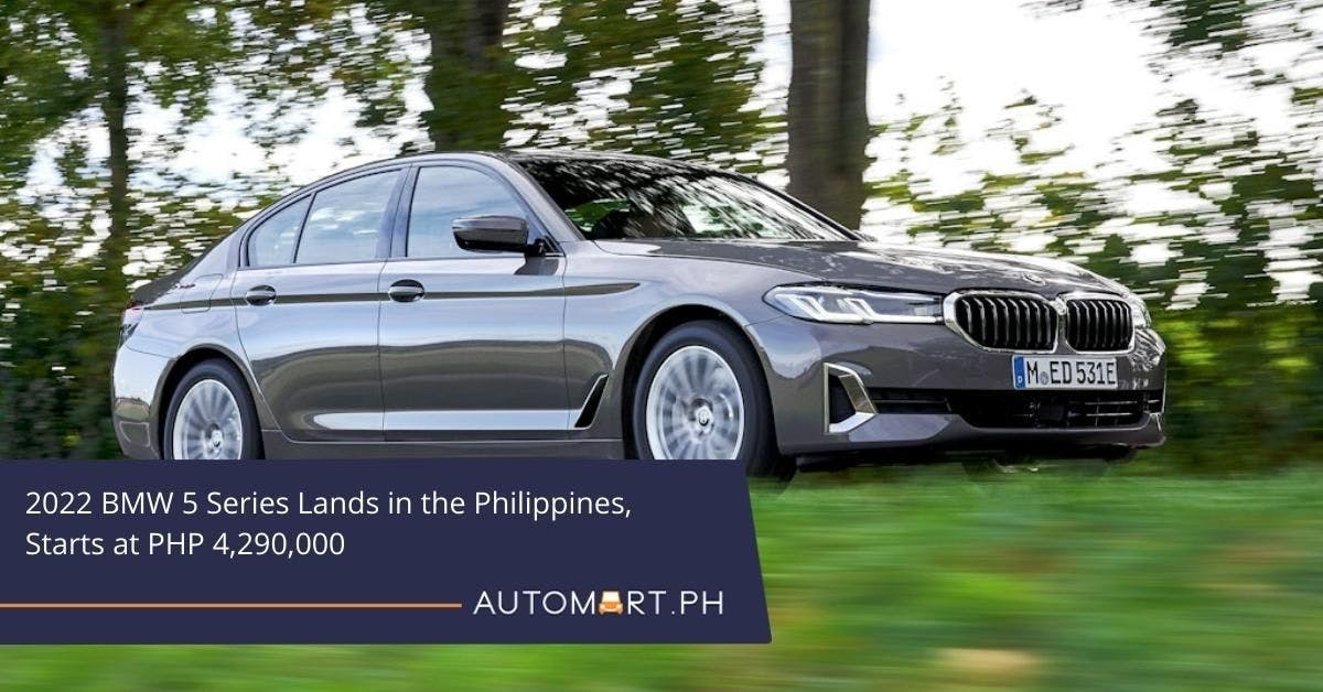 2022 BMW 520i Lands In The Philippines, Starts At PHP 4,290,000