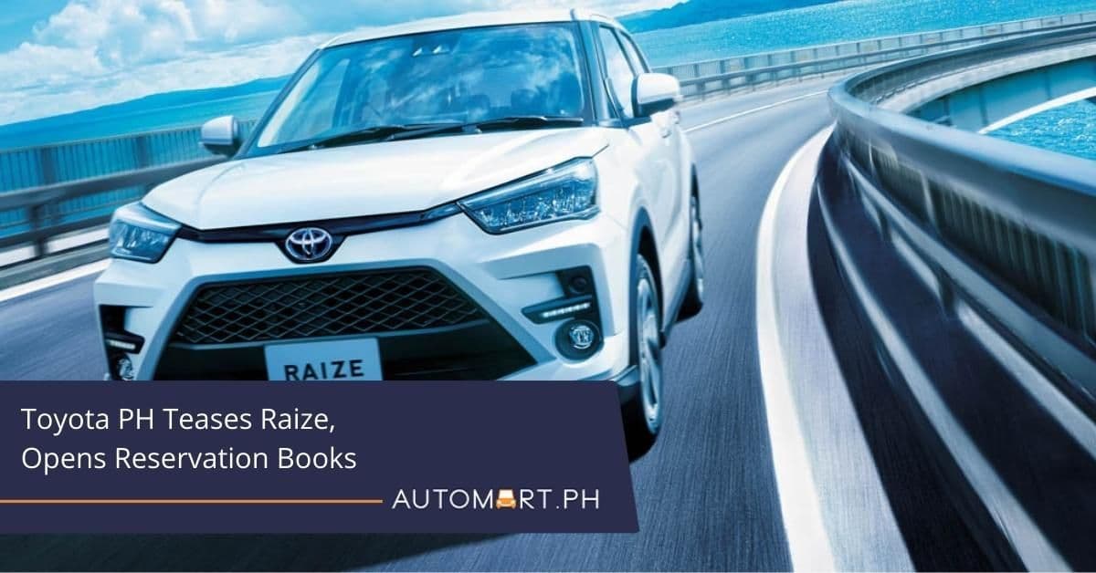 Toyota PH Teases Raize, Opens Reservation Books