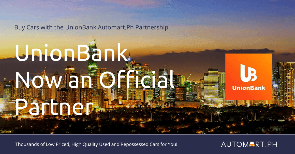 Automart.Ph now has Repossessed cars from Unionbank of the Philippines