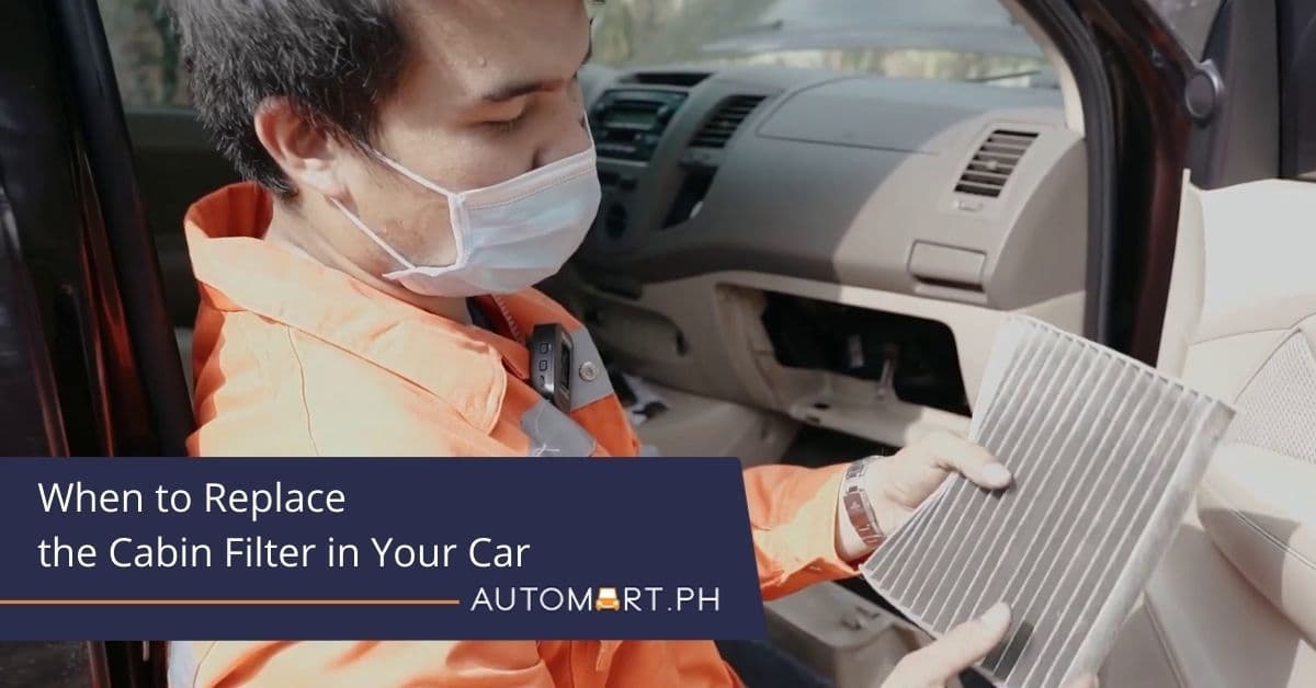 When to Replace the Cabin Filter in Your Car