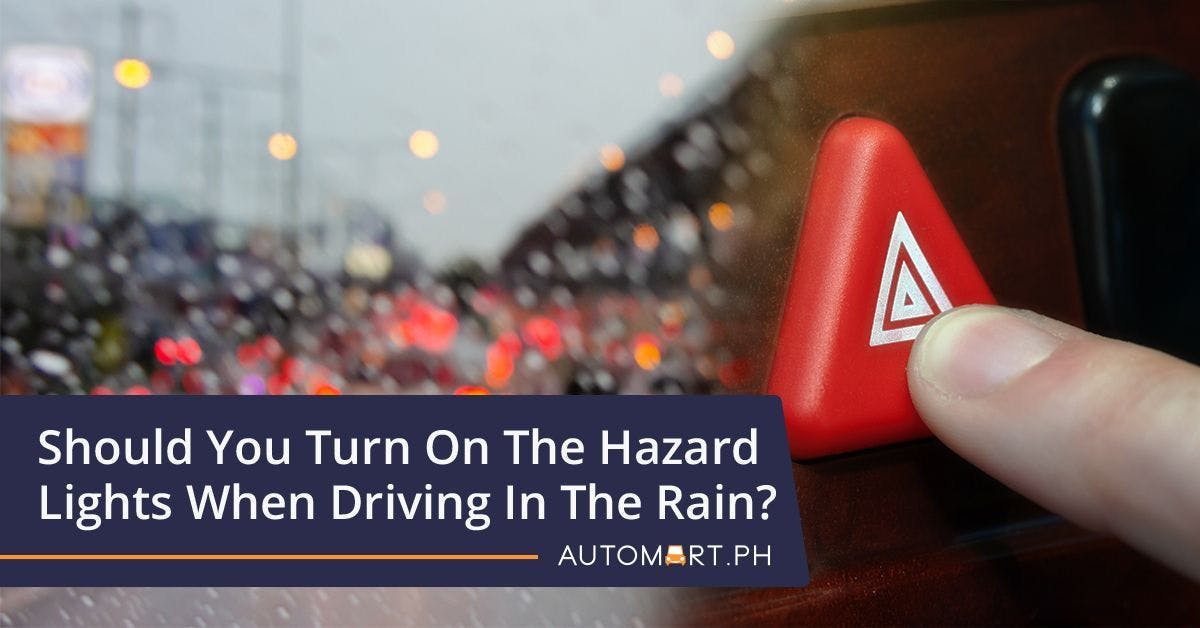 Should You Turn On The Hazard Lights When Driving In The Rain?
