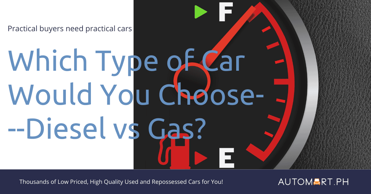 Which Type of Car Would You Choose---Diesel vs Gas?