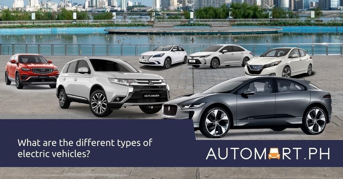 What are the different types of Electric Vehicles?