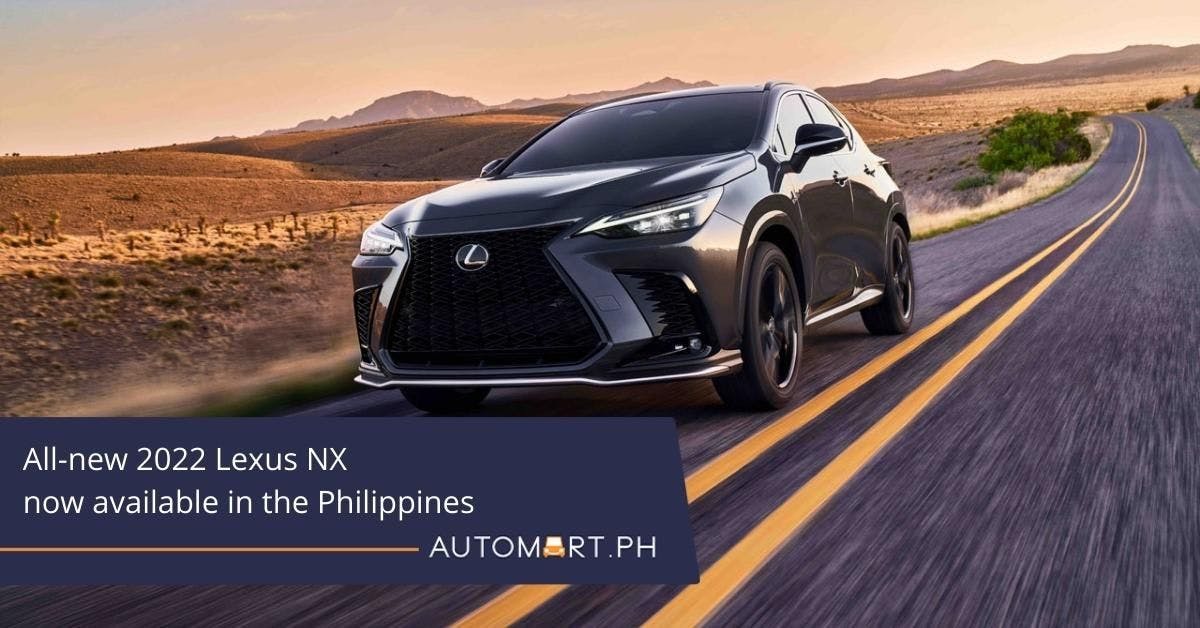 All-new 2022 Lexus NX Now Available In The Philippines