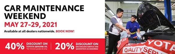 Give Your Toyota Some TLC During the Car Maintenance Weekend