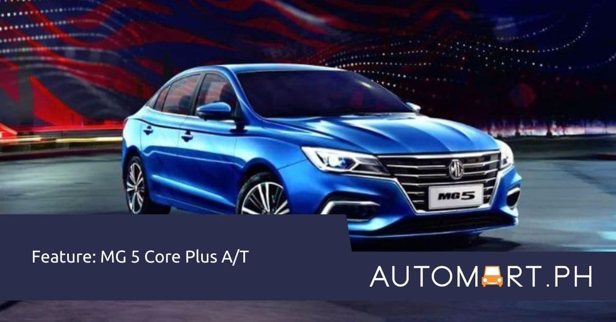 Feature: MG 5 Core Plus CVT
