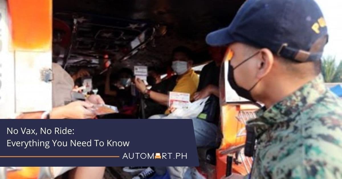 No Vax, No Ride: Everything You Need To Know