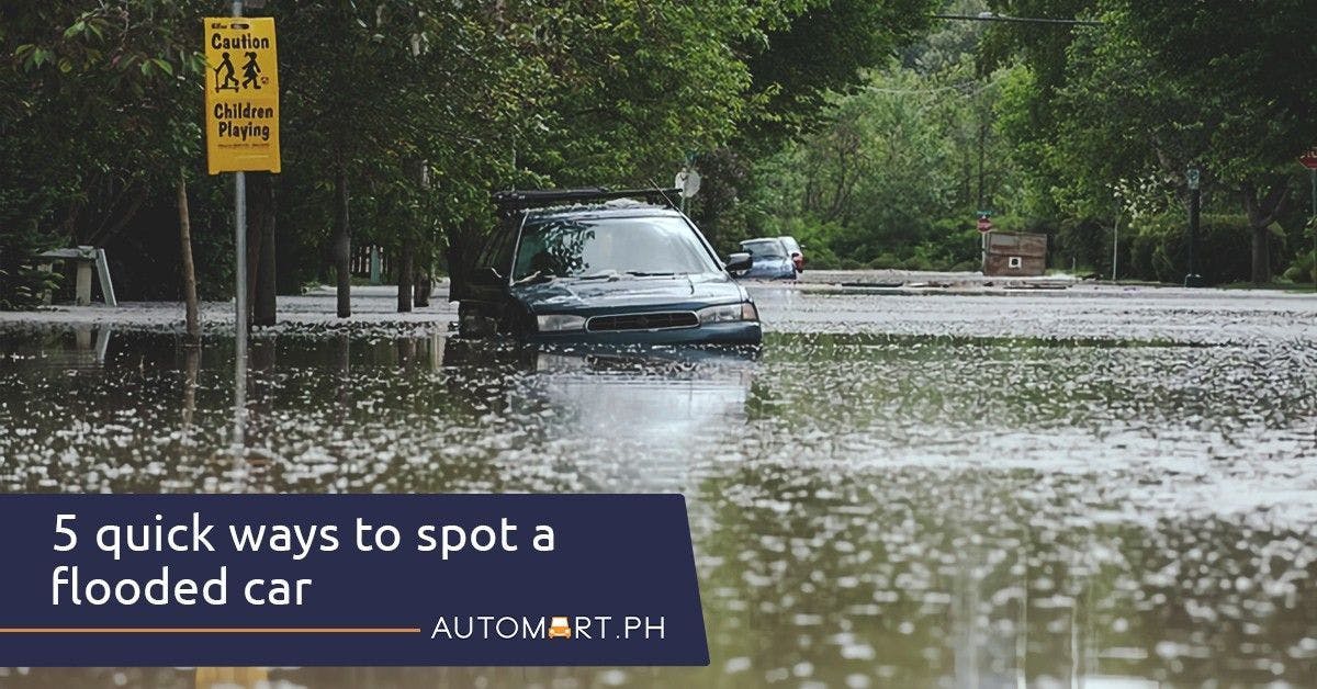 5 quick ways to spot a flooded car