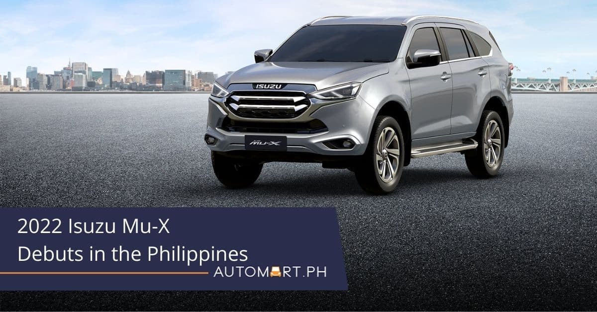 2022 Isuzu Mu-X Debuts in the Philippines, Starts at PHP 1,590,000