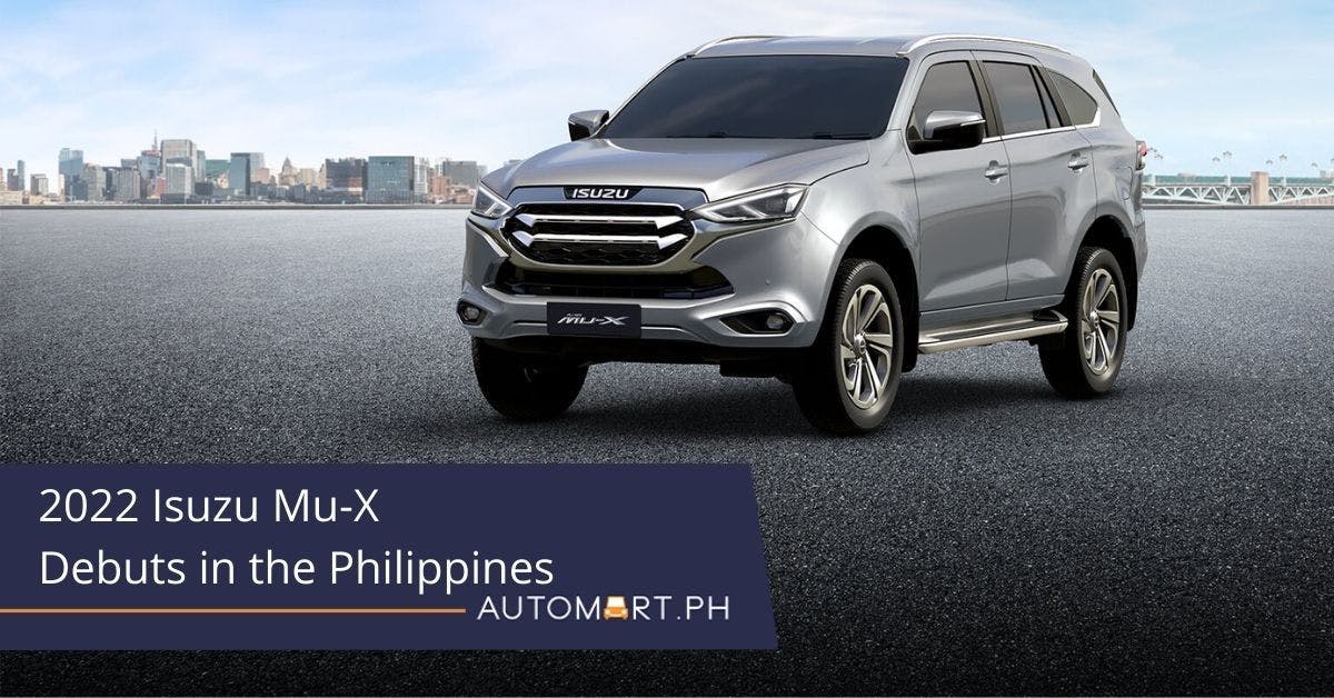 2022 Isuzu Mu-X Debuts in the Philippines, Starts at PHP 1,590,000