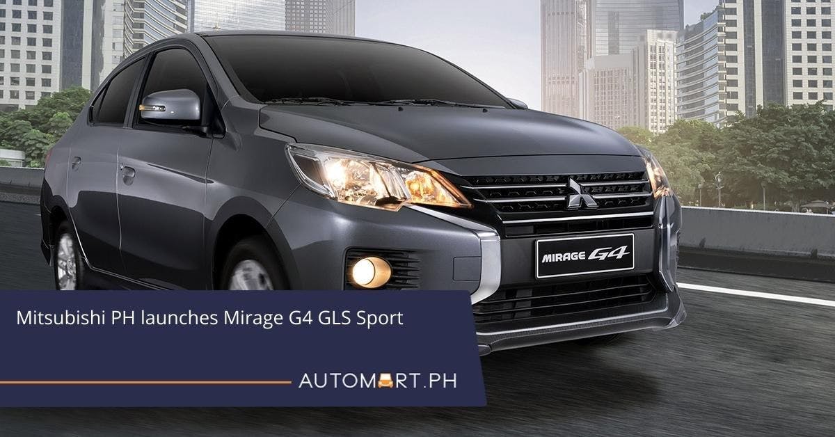 Mitsubishi PH launches Mirage G4 GLS Sport
