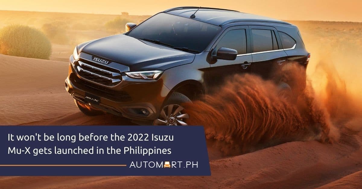 Isuzu Philippines is getting ready to launch the 2022 Mu-X
