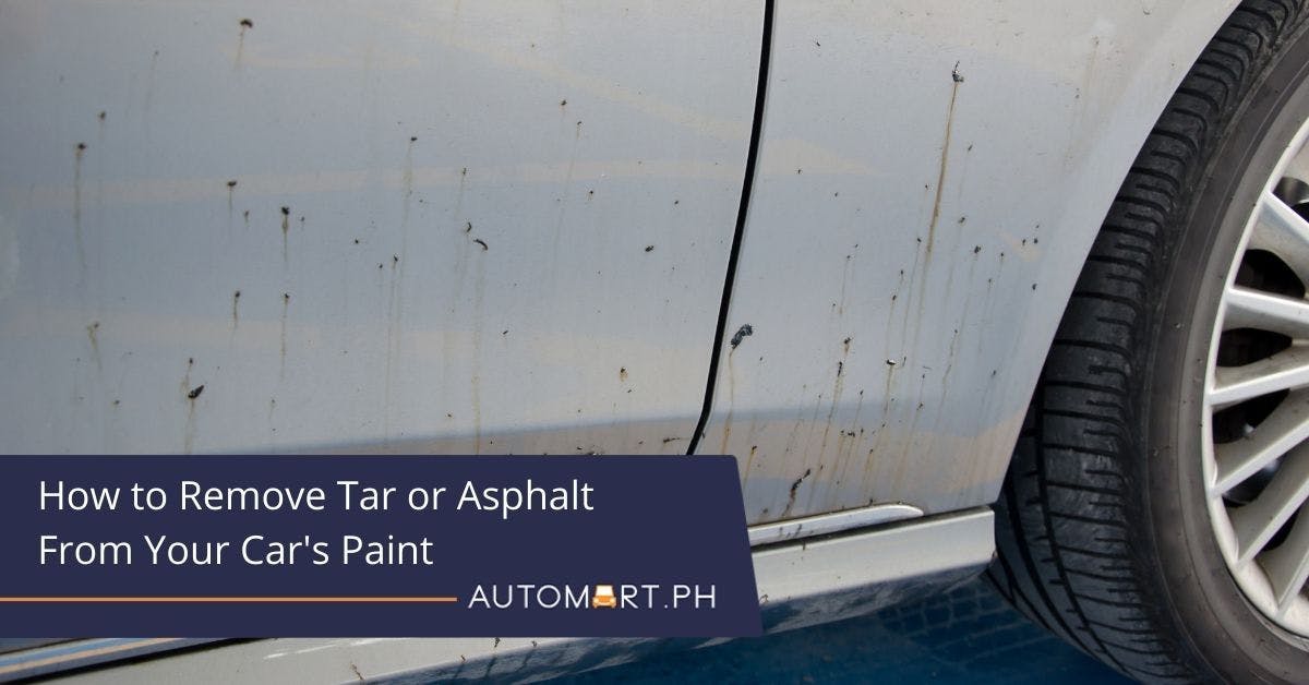 How to Remove Tar or Asphalt From Your Car's Paint