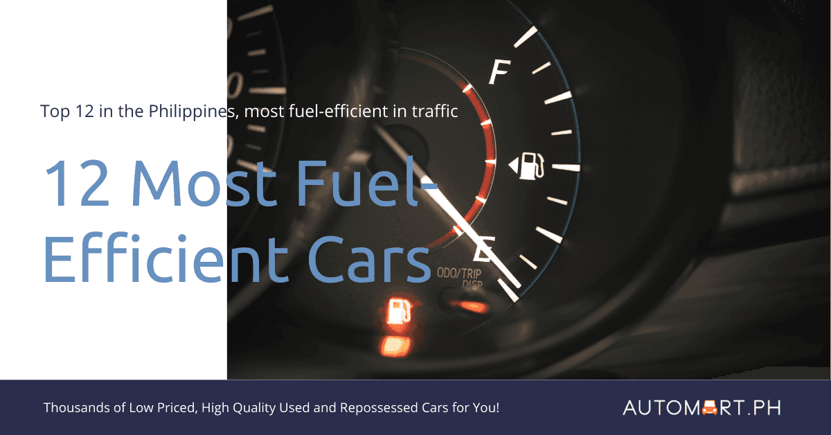 12 Most Fuel-Efficient Cars in the Philippines - In Traffic