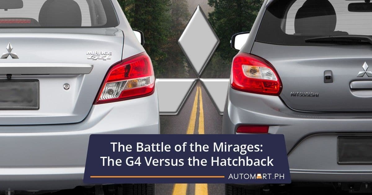 Mirage Hatchback vs G4: An In-Depth Comparison.