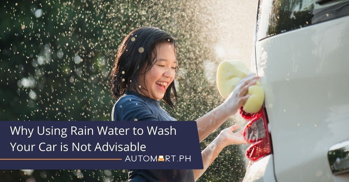 Why Using Rainwater to Wash Your Car is Not Advisable