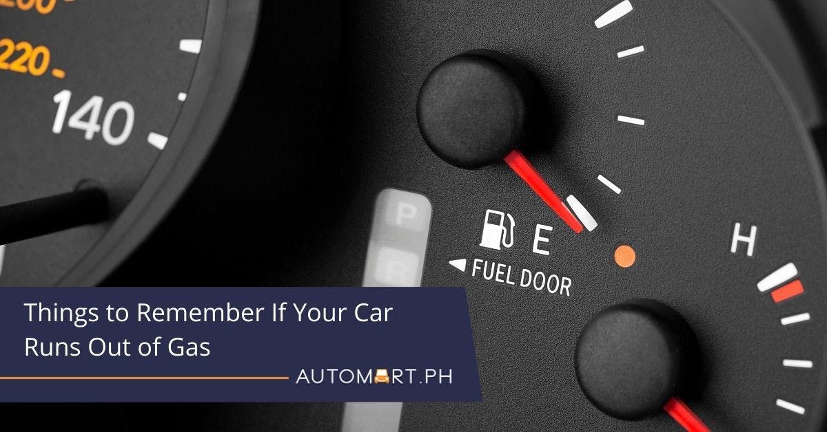 Things to Remember If Your Car Runs Out of Gas